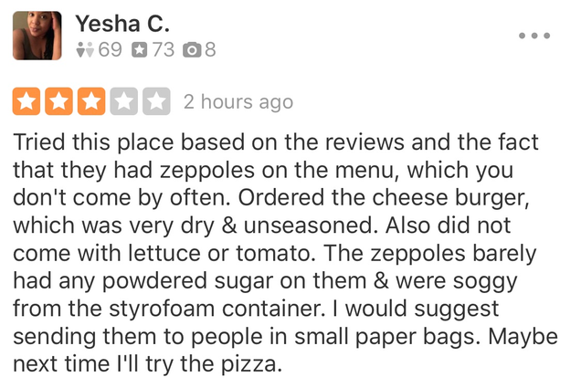 Illustration for article titled Here’s What Happened After I Left a 3-Star Yelp Review for a Pizza Parlor